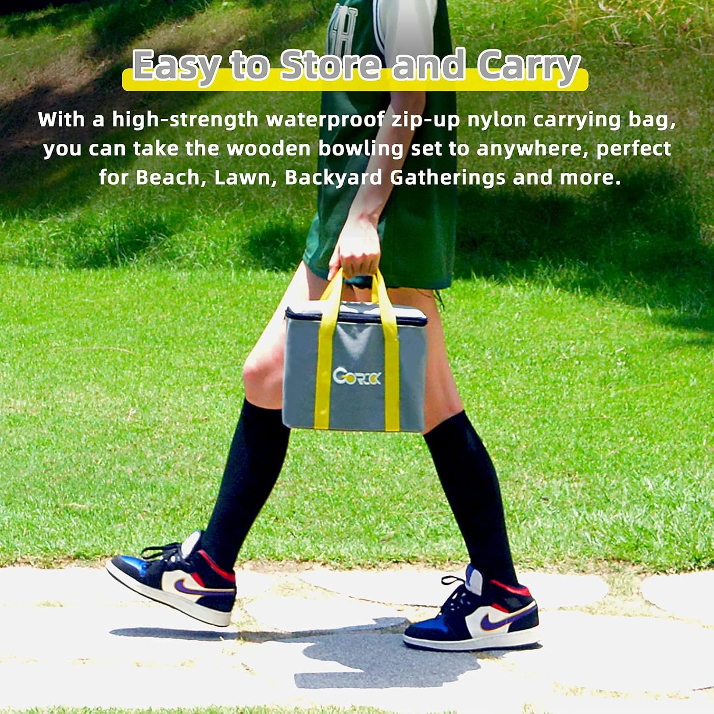 Numbered Block Toss Set, 12 blocks and a throwing pin — view 5